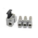 ROHS 1p 2p 3p 4p 5p 5*20mm PA66 Plastic Copper Fuse Block Holder Fuse House