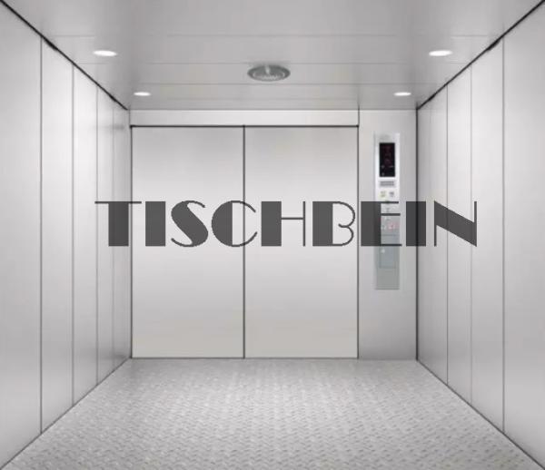 Buy cheap Traction VVVF Painted Steel Cargo Elevator Freight Elevator With Checkered Plate Floor Door Holding Button For Warehouse from wholesalers