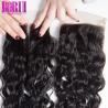 Buy cheap Brazilian Human Hair Lace Closure Free Part Water Wave With Baby Hair HD Lace from wholesalers
