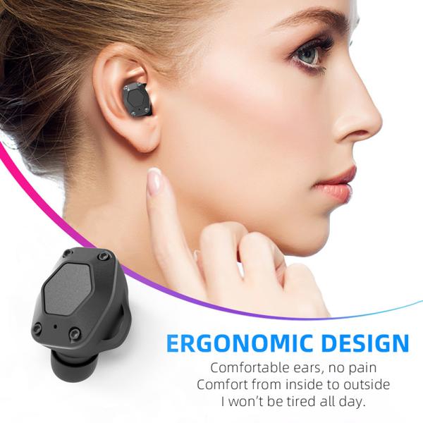 Buy cheap T15 Wireless Bluetooth Earbuds , Noise Reduction Earphones For Portable Media Player from wholesalers
