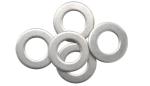 Stainless Steel SUS304 / 316 Plain Flat Washer DIN125 Polishing Surface