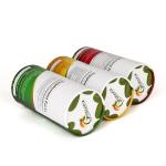 Biodegradable Kraft Paper Tube Packaging With Food Grade Aluminum Liner For