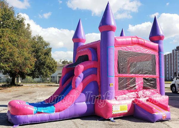 Buy cheap Pink Inflatable Bounce House Outdoor Game Girls Party Bouncer Bouncy Castle from wholesalers