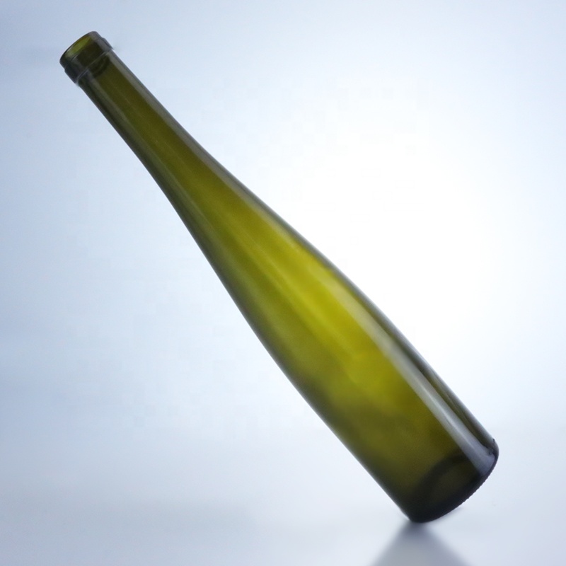 500ml 700ml Flint Glass Bottle in Antique Green Color for Wine or Champagne Packaging