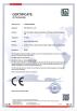 TOP GOLF CO.,LTD Certifications