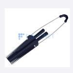 Black Fiber Optic Anchor Clamp for FTTH Suspension Plastic Tension Dead End