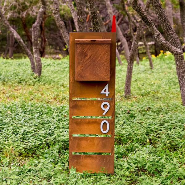 Buy cheap outdoor material Authentic Outdoor Antique Mailbox Beautiful Look Apartment Mailboxes from wholesalers
