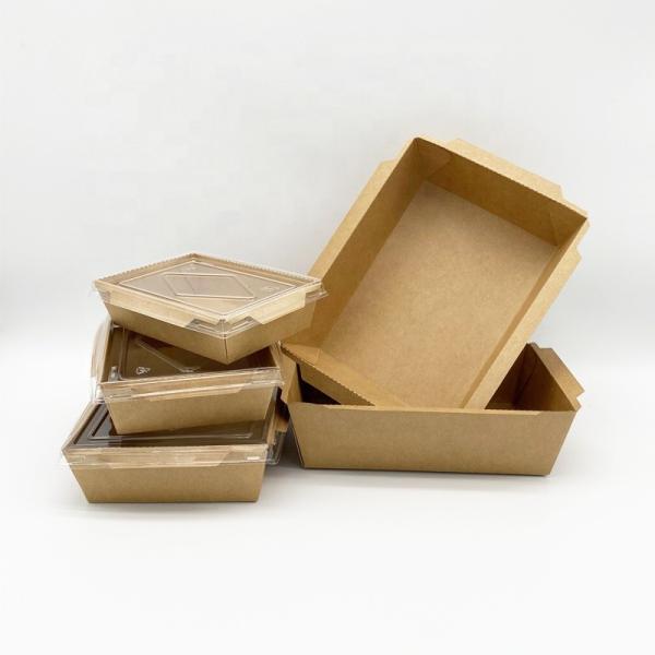 Buy cheap Greaseproof Disposable Paper Containers For Taking Away Express Food from wholesalers
