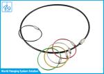 Buy cheap Galvanized Cable Loop Key Ring Colorful Traveler Key Shackle Wire Loop from wholesalers