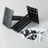 Buy cheap Coated Carbon Steel Metal Bracket for Customized and Polishing Table Fixing from wholesalers
