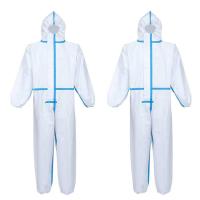 Buy cheap Surgical Disposable Protective Gown Non Woven Fabric PE Breathable Film soft product