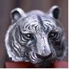 Buy cheap Mens Retro Thailand 925 Sterling Silver Ring with Tiger Design (XH052020) from wholesalers