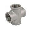 Buy cheap Stainless Steel 304 201 316 Pipe Fitting Female Thread Cross 4 Way Cross NPT BSPT BSPP Casting from wholesalers