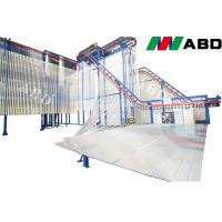 Buy cheap Automatic Shot Blasting Equipment Metal Powder Coating Line For Car Wheel product
