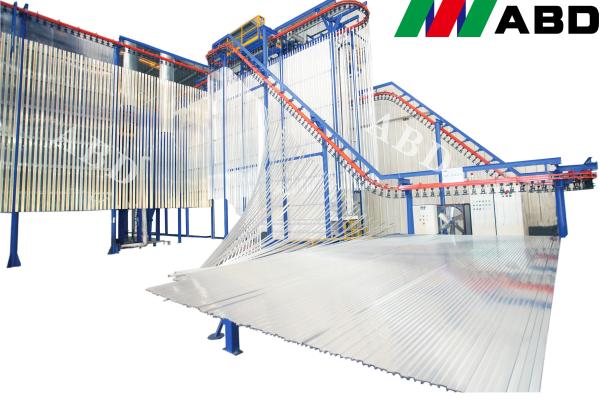 Buy cheap MDF Full Automatic Powder Coating Plant Natural Gas Heating Powder Painting Line from wholesalers