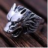 Buy cheap Men's Thailand Sterling Silver Vintage Wolf 925 Silver Ring (R6030807) from wholesalers