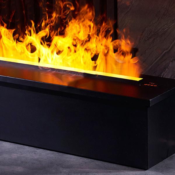 Buy cheap Steel Material Led Electric Fireplace for Water Vapor Fireplace in Rectangular Shape from wholesalers