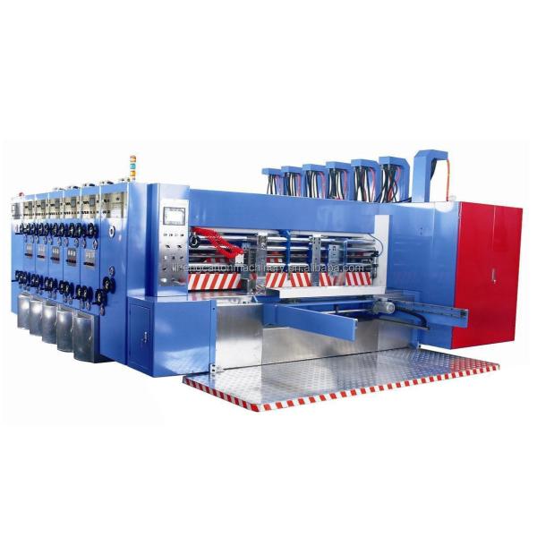 Buy cheap Long Service Life speed 4 Color Printer Slotter And Die Cutter Machine Weight 1000 KG from wholesalers