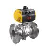 Buy cheap 2 Inch Stainless Steel Pneumatic Flanged Actuator Ball Valve with Welding Connection from wholesalers