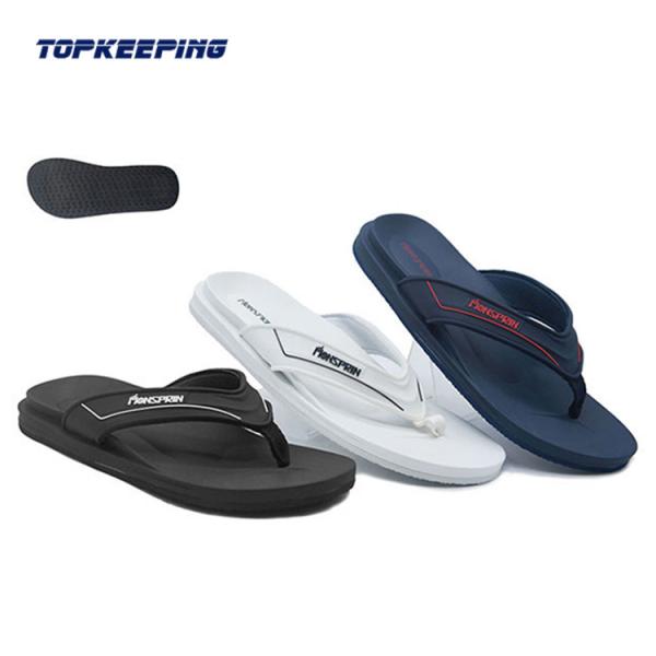 Buy cheap Sport Men Rubber Slipper Rubber EVA Soft PU Outsole Flip Flop from wholesalers