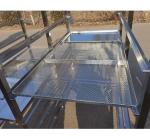 304 Multi Layer Bread Pan Bakery Cooling Rack Trolley Stainless Steel Aluminum