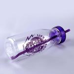 Fashion Promotional Plastic Drink Bottle Workout Water Bottles 450ML With Straw