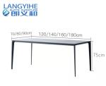 Rock Slab Home Minimalist Marble Dining Table 130x70cm