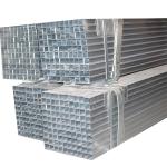 Corrugated Square Tubing Galvanized Steel Pipe Iron Rectangular For Carports