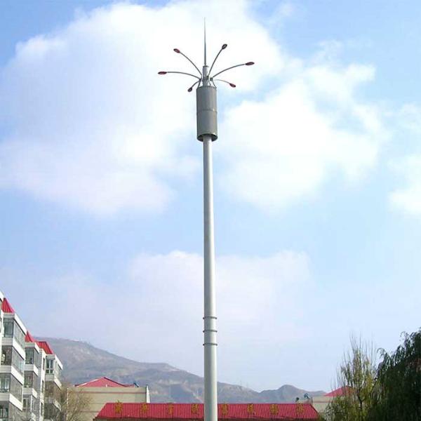 Buy cheap Electrical Galvanized Slip joint Monopole Cell Tower from wholesalers