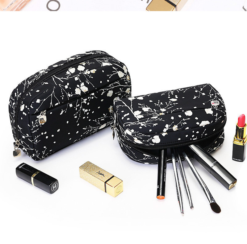 Digital Printing Polyester Canvas Cosmetic Brush Bag