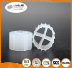 11*7mm Natural Color And Virgin HDPE Material MBBR Biofilm Carrier Manufacturer