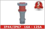 16A 32A 125A Waterproof Extension Socket Industrial Coupler IP44 IP67