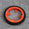 Buy cheap Stenter Machine Parts Krantz Finishing Machine K10 Type Brush Wheel Red Plastic Body Black Brush Wheel from wholesalers