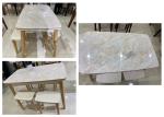 Buy cheap Modern Design Marble Top Oak Table No Scratches For Dining Room from wholesalers