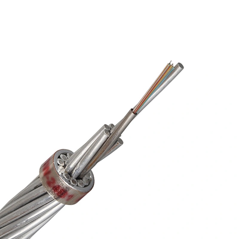 210 kN Opgw Fiber Optic Communication Cable with 20% Acs and Stainless Steel Tube