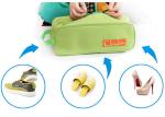 Travel storage bag sunroof visible shoes storage bag waterproof breathable shoes