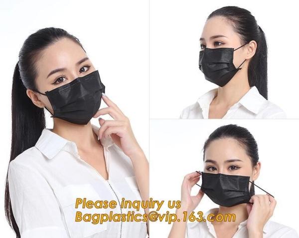Buy cheap Health & Medical PP 3 Layers Competitive Price Clear Face MaskSurgical Masks Black Factory Direct Supply FDA Approval Me from wholesalers