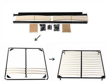 Buy cheap Twin Size Metal Slatted Bed Base For Home / Hotel Mattress Easy Assemble from wholesalers
