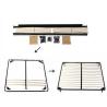 Buy cheap Twin Size Metal Slatted Bed Base For Home / Hotel Mattress Easy Assemble from wholesalers