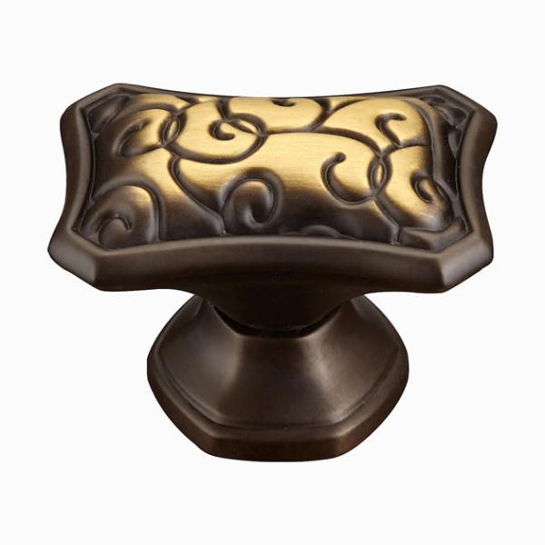 Buy cheap Furniture Hardware 44*30*33mm Antique Brass Dresser Drawer Pulls Door Knobs from wholesalers
