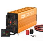 Portable Power Inverter 1500W Dc 12v To Ac 110v 60Hz Pure Sine Wave Inverter