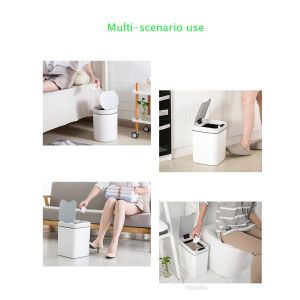 Buy cheap 12Ltr Custom Trash Can Automatic Charging Intelligent Induction Garbage Can from wholesalers
