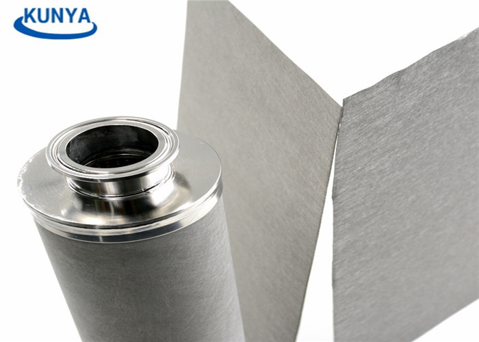 Industrial Customized Sintered Titanium Metal Fiber Felt For Water Electrolysis