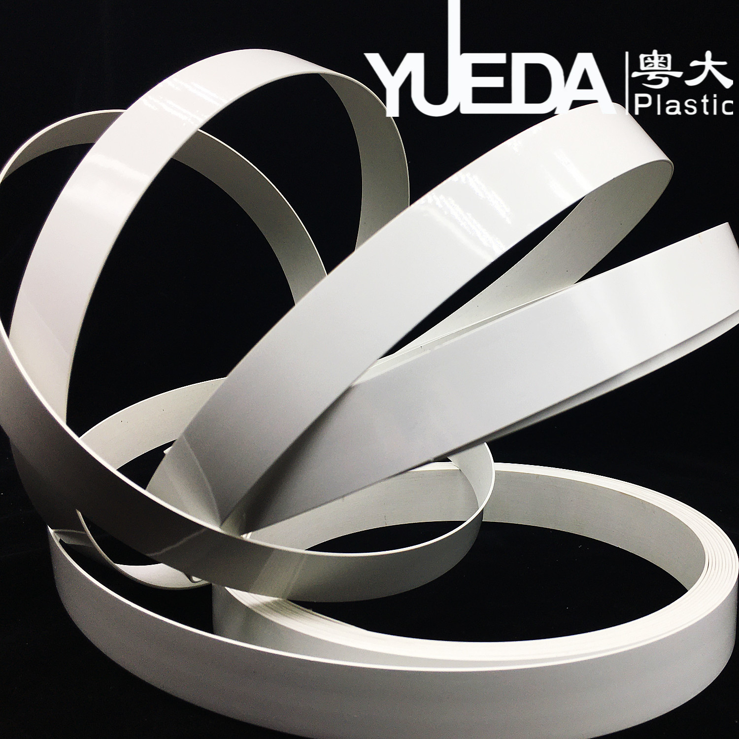 Stylish High Gloss Furniture Edgebanding PVC Edge Banding Strip Environmentally Friendly