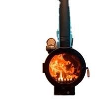Buy cheap 90cm 100cm Ceiling Suspended Fireplace Log Burners Rust Resistance from wholesalers