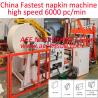 Buy cheap Heavy Duty Jumbo Roll Napkin Machine With Steel To Rubber Wool Paper Steel Embossing Units from wholesalers