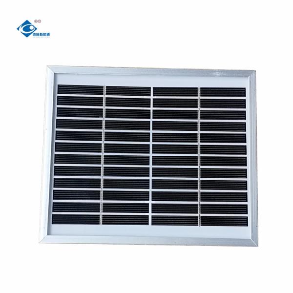 Zhiwang 2.5W Portable Tempered Glass Solar Panels ZW-2.5W-12V Glass Laminated