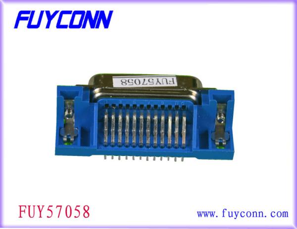 Buy cheap 50 Pin Centronic PCB Right Angle Female Connector Certified UL from wholesalers