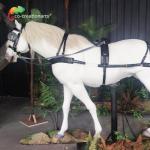 Ridable Simulated Running Horse Realistic Animatronic Animals For Amusement