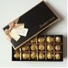 Buy cheap Handmade Cardboard Chocolate Packaging Gold Stamping Ribbon Screen Printing from wholesalers